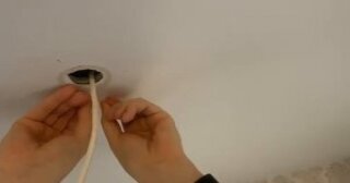 Установка люстры в Гусе-Хрустальном в октябре